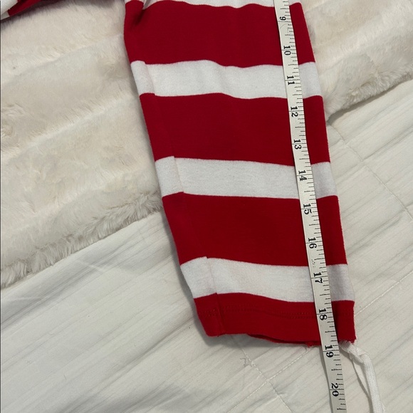Lauren Ralph Lauren Red and White Striped Mid Sleeve Top Size XL - Picture 10 of 11